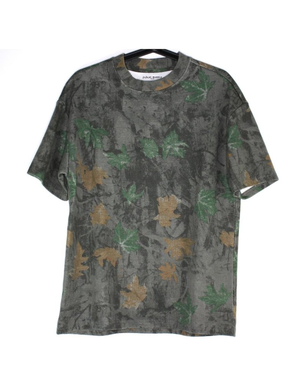 Public Supply NYC Mens Small Oversized Camo T-Shirt G1479